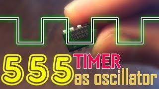 555 TIMER as Oscillator (Astable mode)