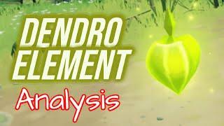 Genshin Impact - Dendro Element Analysis with Details