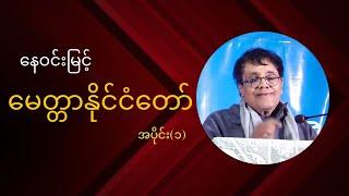 #မေတ္တာနိုင်ငံတော် အပိုင်း(၁) - နေဝင်းမြင့် စာပေဟောပြောပွဲ | Nay Win Myint's literature talk Part-2