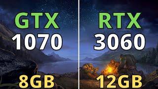 GTX 1070 VS RTX 3060 TEST IN 10 GAMES