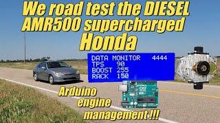 S4 E22. We road test the Arduino engine management on the supercharged kubota diesel honda