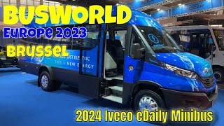2024 Iveco eDaily Minibus - interior and Exterior - Busworld Europe 2023 Brussel