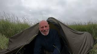 Beach overnight wildcamp on a wet July 04th