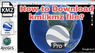 How to download kml/kmz file from Google Earth Pro? #arcgis #gis #arcgistutorial #esri #