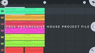 Free Progressive House Project By Elektronica (FL Studio Mobile)