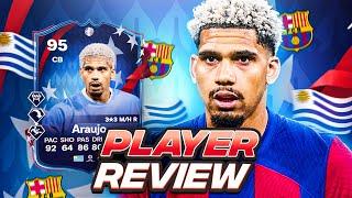 95 COPA AMERICA PATH TO GLORY ARAUJO SBC PLAYER REVIEW | FC 24 Ultimate Team