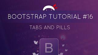 Bootstrap Tutorial #16 - Tabs and Pills (navigation)