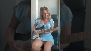 Danger Zone- Top Gun Guitar solo (Cover) Mimi