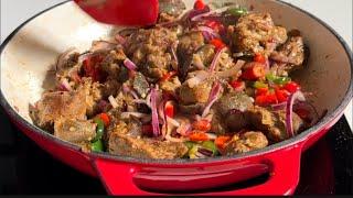 How to make Goat meat sauce with potatoes.. very easy and delicious too