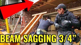 Warning: How to Fix A Sagging Beam