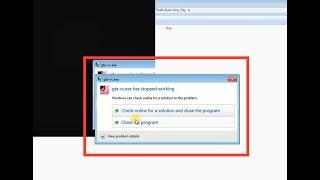 How to fix GTA (Vice City) exe Program has stopped working problem