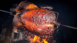 BIG GREEN EGG Rotisserie | Whole Chicken Joetisserie