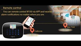 [Host] KERUI NEW Arrival W193 WiFi 3G GSM RFID smart Home Security Alarm System