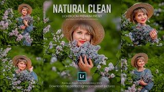 Natural Clean Preset | Lightroom Preset | Lightroom Photo Editing | Free Download DNG & XMP File