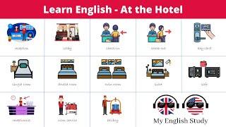 Learn English Vocabulary #34 | At the Hotel | Travel Vocabulary | ️