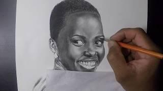 HOW TO DRAW LUPITA NYONG'O: tutorial