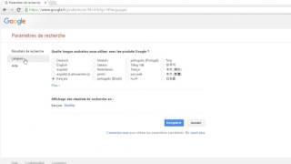 How to Change Google Search Language (from French to English)