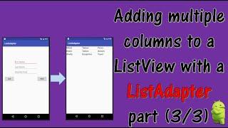 Adding multiple columns to your ListView (part 3/3)