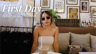 FIRST Day in Bangkok Thailand | We Found the CUTEST Cafe and Budget Hotel | Doing Errands B4 Trip