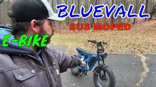 Bluevall SU8 Moped electric Bike woods Ride, Will This E-Bike Leave You Disappointed ?