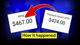 CPM vs RPM on YouTube Explained - This actually happened on my channel!