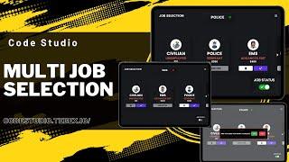 Fivem Multi Job Selection System [QB/ESX]