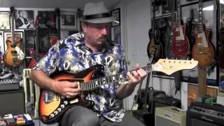 1967 Noble TV 594 "Thunderball" Guitar Demo!