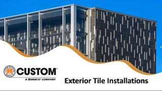 Webinar: “Exterior Tile Installation”