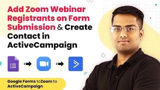 Add Zoom Webinar Registrants on Form Submission & Create Contact in ActiveCampaign