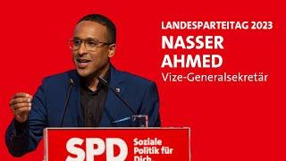 "Lasst uns Hoffnungsträger sein!" Vize-Generalsekretär der BayernSPD, Nasser Ahmed, zum 74. LPT