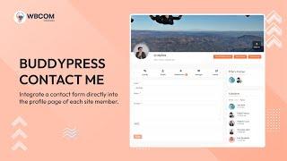 BuddyPress Contact Me addon plugin for BuddyPress and BuddyBoss Platform
