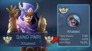 TOP GLOBAL KHALEED TUTORIAL HOW TO DOMINATE IN LANE!! - BEST BUILD AND ROTATION (must try)