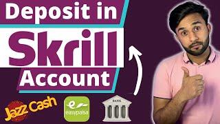 How To Deposit Money In Skrill From Pakistan | Skrill Deposit In Pakistan