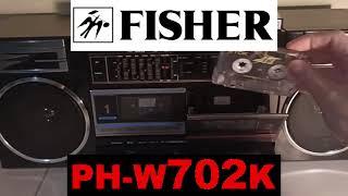 FISHER PH-W702K двух кассетный магнитофон 1980-ые