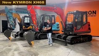 All new KYMRON XH68 13,000Lb Excavator with KUBOTA Engine