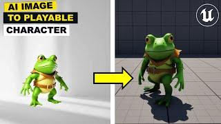 How To Transform AI Images To 3D Playable Characters In Unreal Engine 5 Tutorial