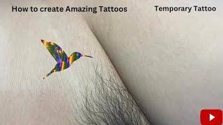 How to use temporary tattoo sticker | Tattoo Private