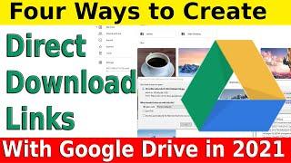 Easily Create Direct Download Links for Google Drive Files, Folders, Docs, Sheets and Slides