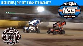 World of Outlaws NOS Energy Drink Sprint Cars | Dirt Track at Charlotte | Nov. 7, 2024 | HIGHLIGHTS