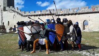 13th Century Knights &Troops Formations & Training - ACTA - Academie AMHE - HEMA Beaucaire