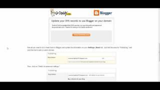 Mapping a Custom Domain on Blogger with GoDaddy's New DNS Tool (Part 2)