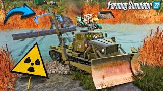 СТРОЮ ПЕРЕПРАВУ В ЧЕРНОБЫЛЕ! Farming Simulator 22