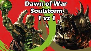 Dawn of War Soulstorm: 1 vs 1 Orks (Master Yoba) vs Necrons (Bloody Monster)