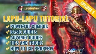 LAPU LAPU Best Tutorial & Guide 2021 (English): Skills, Combo, Tips & Tricks | Mobile Legends | ML.