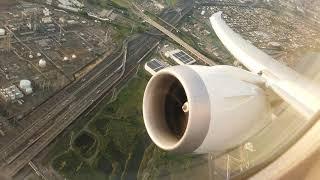 (AMAZING GEnx SOUND) United 787-10 Evening Takeoff from Newark