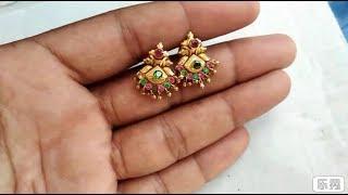 4 Grams Gold Earrings New design