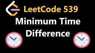 Minimum Time Difference - Leetcode 539 - Python