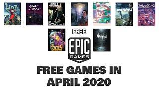 FREE GAMES from Epic Store IN APRIL 2020