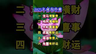 到了2025年，這些生肖都會有什麽？