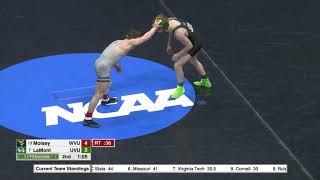 2018 NCAA Wrestling 125lbs: Zeke Moisey (West Virginia) dec Taylor LaMont (Utah Valley)